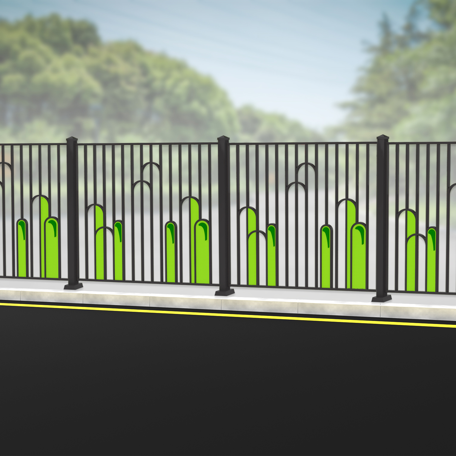 알루미늄 주물 난간